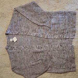 NWT marled grey cardigan sweater. Size M